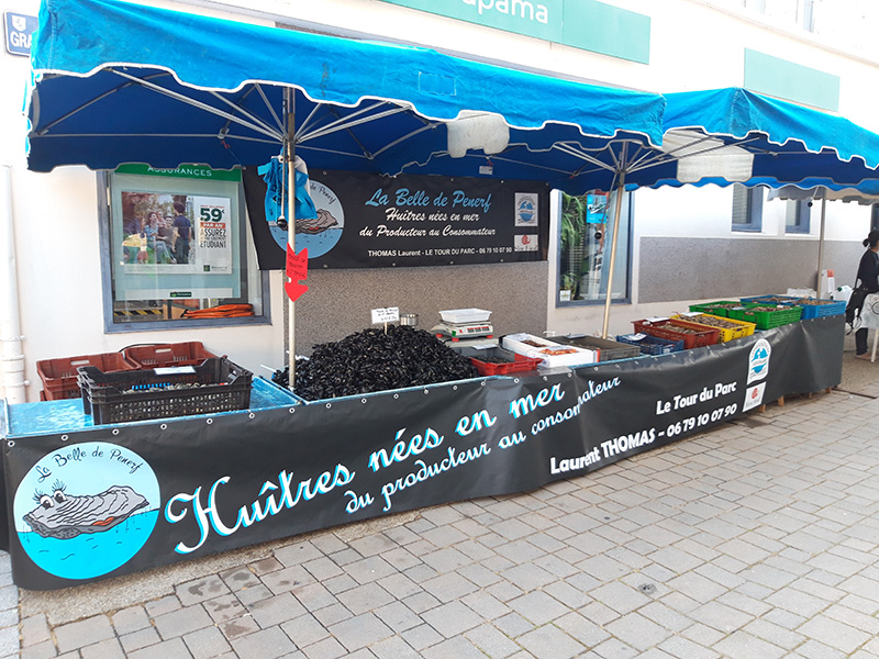 La Belle de Penerf - Stand sur les marchs